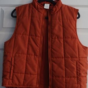 Orange Puffer Vest